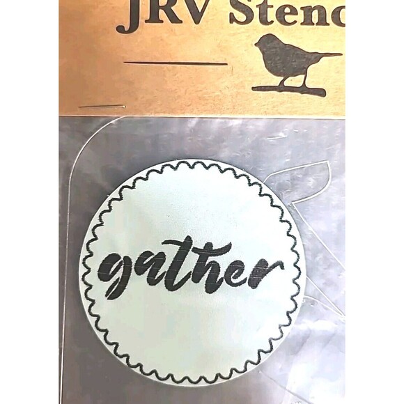 Other - NEW JRV 15mil Reusable "gather" Stencil 17.5x7.5